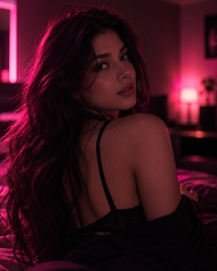 A woman chatting on Chatfun